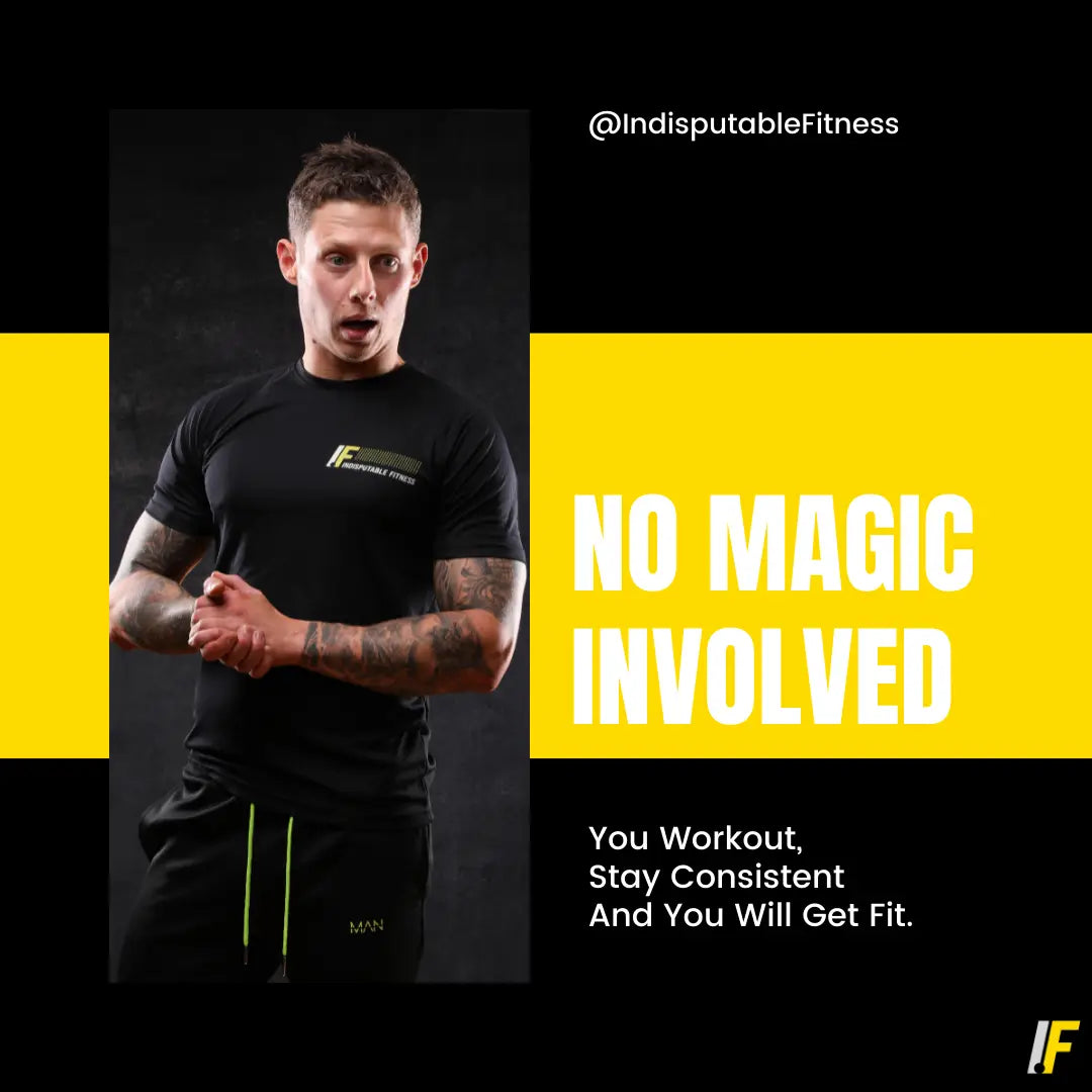 Fitness advertisement featuring a personal trainer to boost your workouts from a personal expert