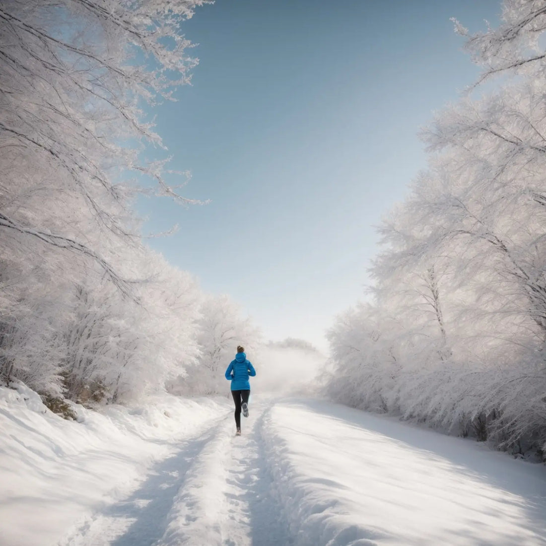 Winter runner maintaining your fitness during the winter season for optimal health