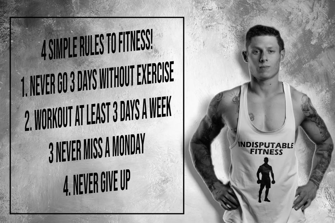 Fitness motivation poster for a healthy start to the new week and benefits of vitamin intake