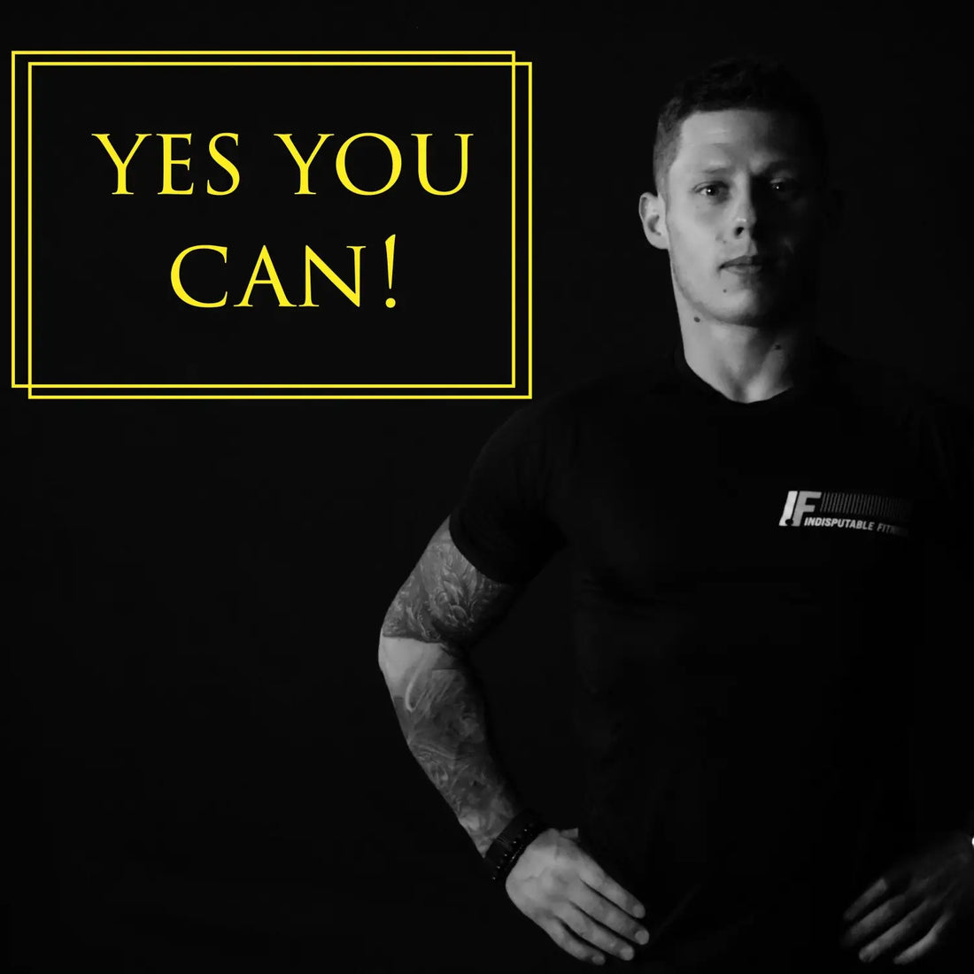 Motivational fitness advertisement inspiring how to stay motivated for a new week