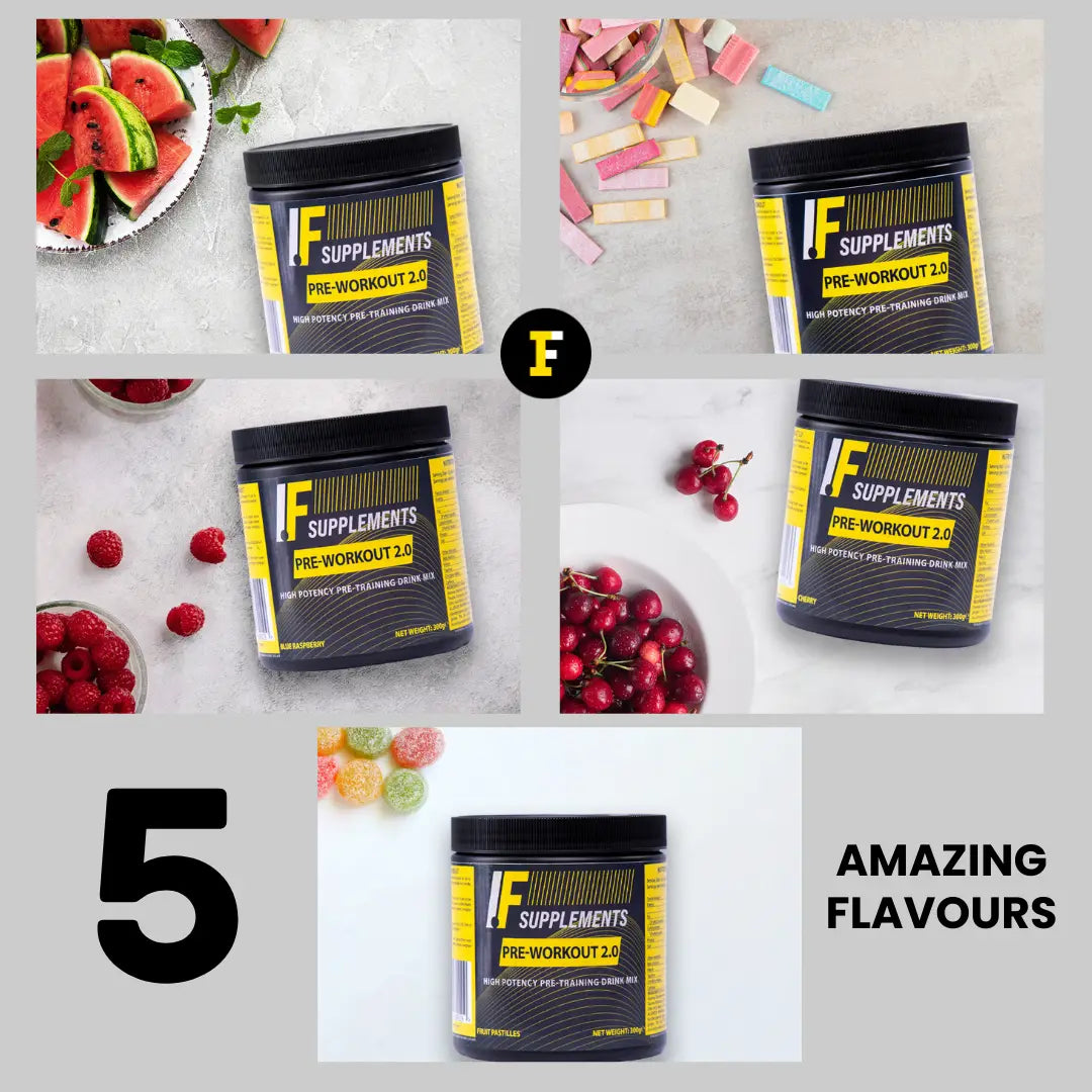 Pre workout supplements containers showcasing popular ingredients for effective workout supplements