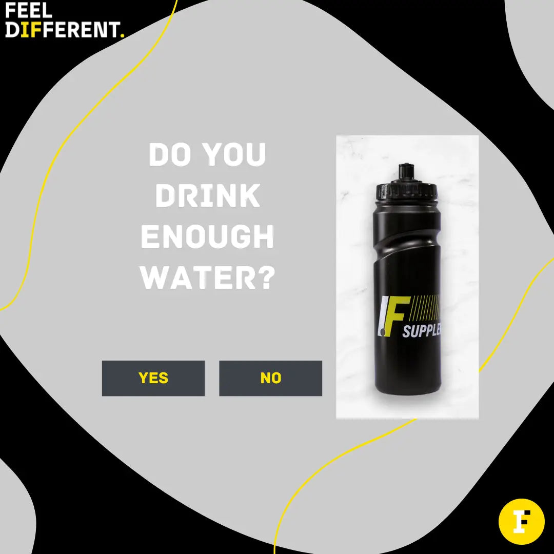 Black water bottle essential for hydration and the importance of hydration for our bodies