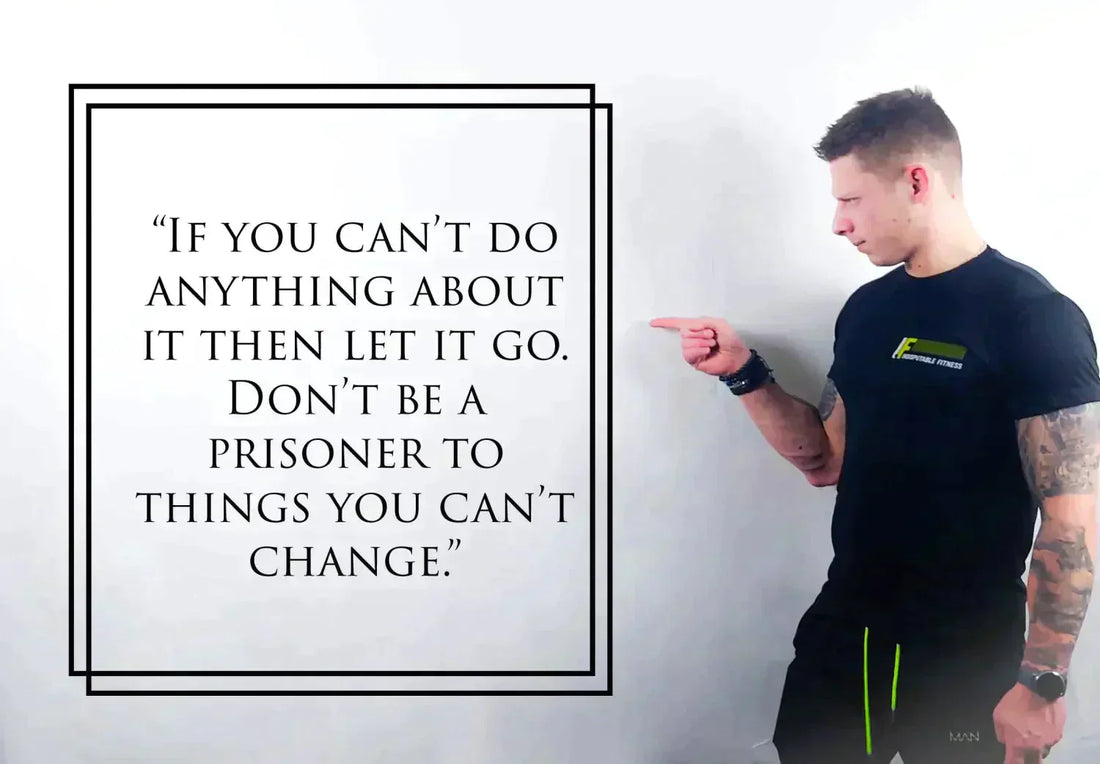 Inspirational quote with man pointing to motivate you to achieve your goal this week