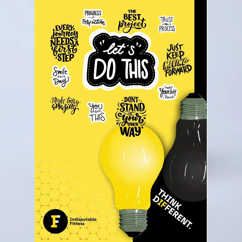Feel Different A5 Motivational Notebook for Goal Setting